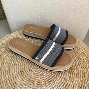 Nautica Tidegate Platform Slide Sandals